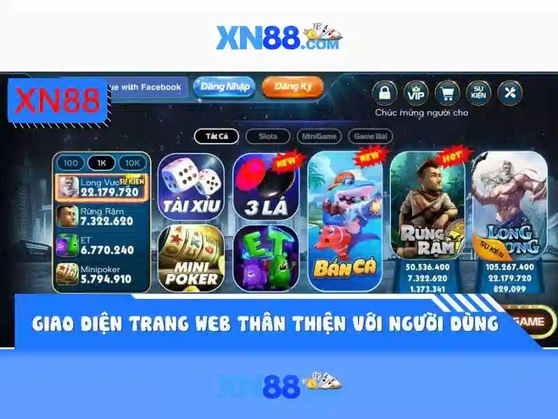 Giao diện nhà cái hoàn hảo